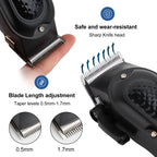 HYN-212 Electric Hair Clipper UBS Rechargeable Cordless Beard Trimmer Men Powerful Electric Hair Clipper Trimming Tool