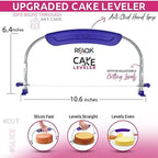 35Pcs Cake Turntable and Leveler-Rotating Cake Stand with Non Slip Pad-7 Icing Tips and 20 Bags- Straight & Offset Spatula-3 Scraper Set -Ebook-Cake Decorating Supplies Kit -Baking Tools