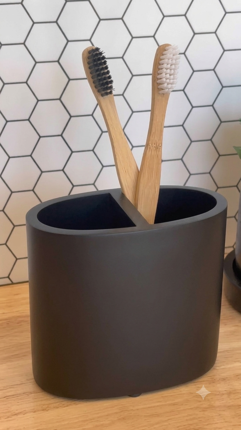 BathNest™ - Portacepillos Minimalista Moderno